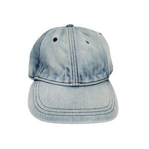 Light Wash Denim Jean Baseball Hat Cap Women's